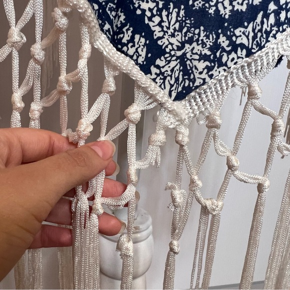 Anthropologie Do Everything in Love Boho Print Fringed Kimono. One size - Picture 6 of 6